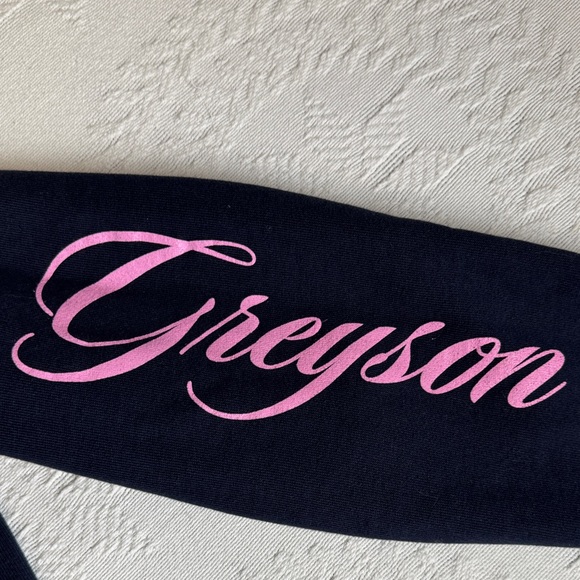 Greyson Black and Pink Hoodie with Floral  Wolf Design - Picture 3 of 7